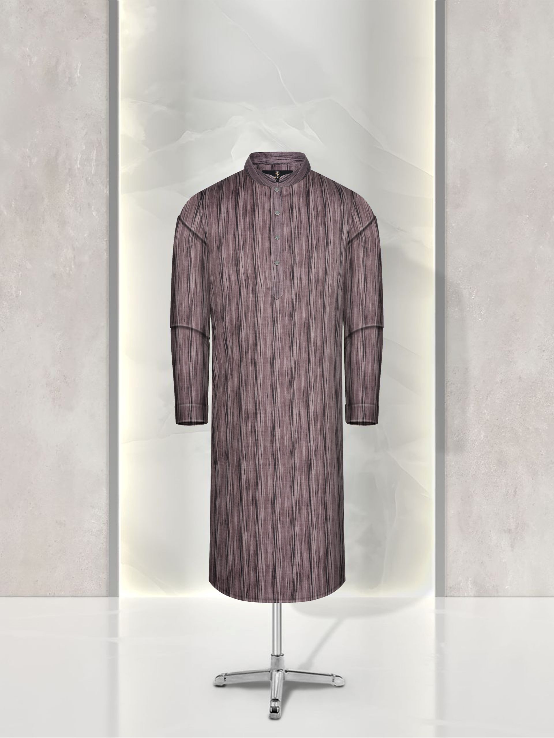 Men's Printed Cotton Panjabi